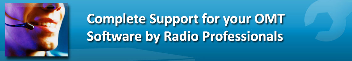 Complete Support for your win-OMT software by Radio professionals
